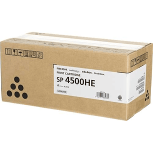 Ricoh Aficio SP4510 Negro Cartucho de Toner Original - SP4500HE/407318