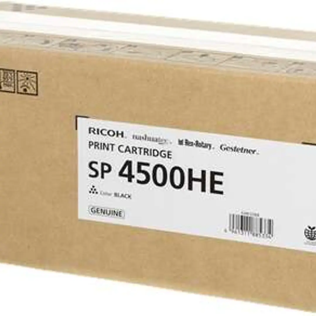 Ricoh Aficio SP4510 Negro Cartucho de Toner Original - SP4500HE/407318 1