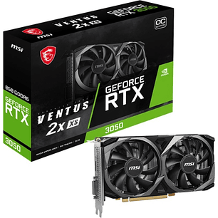 MSI GeForce RTX 3050 Tarjeta Grafica VENTUS 2X XS OC 8GB GDDR6