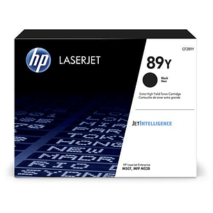 HP CF289Y Negro Cartucho de Toner Original - 89Y