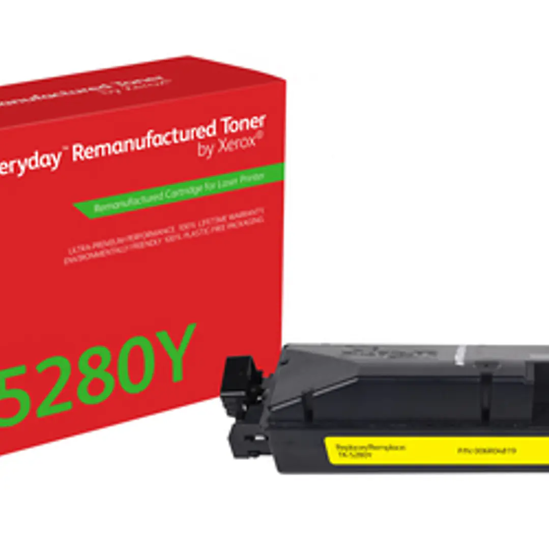 Xerox Everyday Kyocera TK5280 Amarillo Cartucho de Toner Remanufacturado - Reemplaza 1T02TWANL0/TK5280Y 1