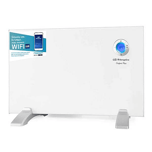 Orbegozo REW 1000 Panel Radiante Wi-Fi Inteligente - Control por Voz - Programacion Diaria y Semanal - Deteccion de Ventanas Abiertas - Seguridad Infa