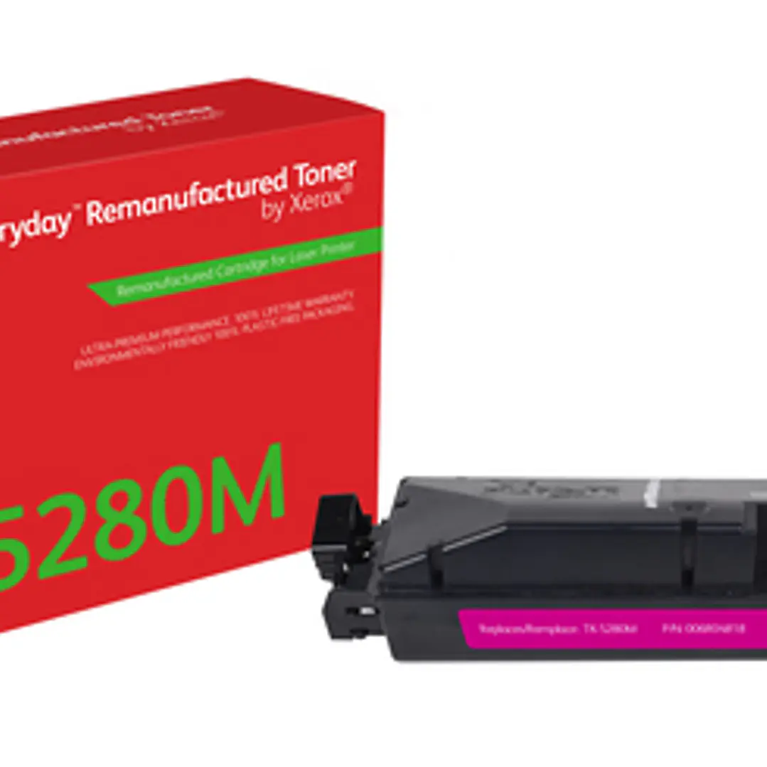 Xerox Everyday Kyocera TK5280 Magenta Cartucho de Toner Remanufacturado - Reemplaza 1T02TWBNL0/TK5280M 1