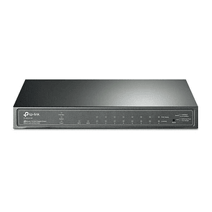 TP-Link JetStream Smart Switch - 8 Puertos Gigabit PoE con 2 Ranuras SFP