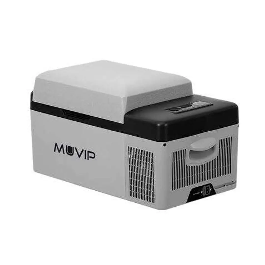 Muvip Nevera Portatil con Compresor 20L Bluetooth, USB - Temperatura -20º/+20º - Conexion 12/24/220V - Consumo 45W - Proteccion Bateria del Vehiculo - 1