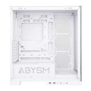 Abysm Danube Sava H500 White Caja Torre ATX, ITX, Micro ATX - Lateral y Frontal Cristal Templado - 3.5