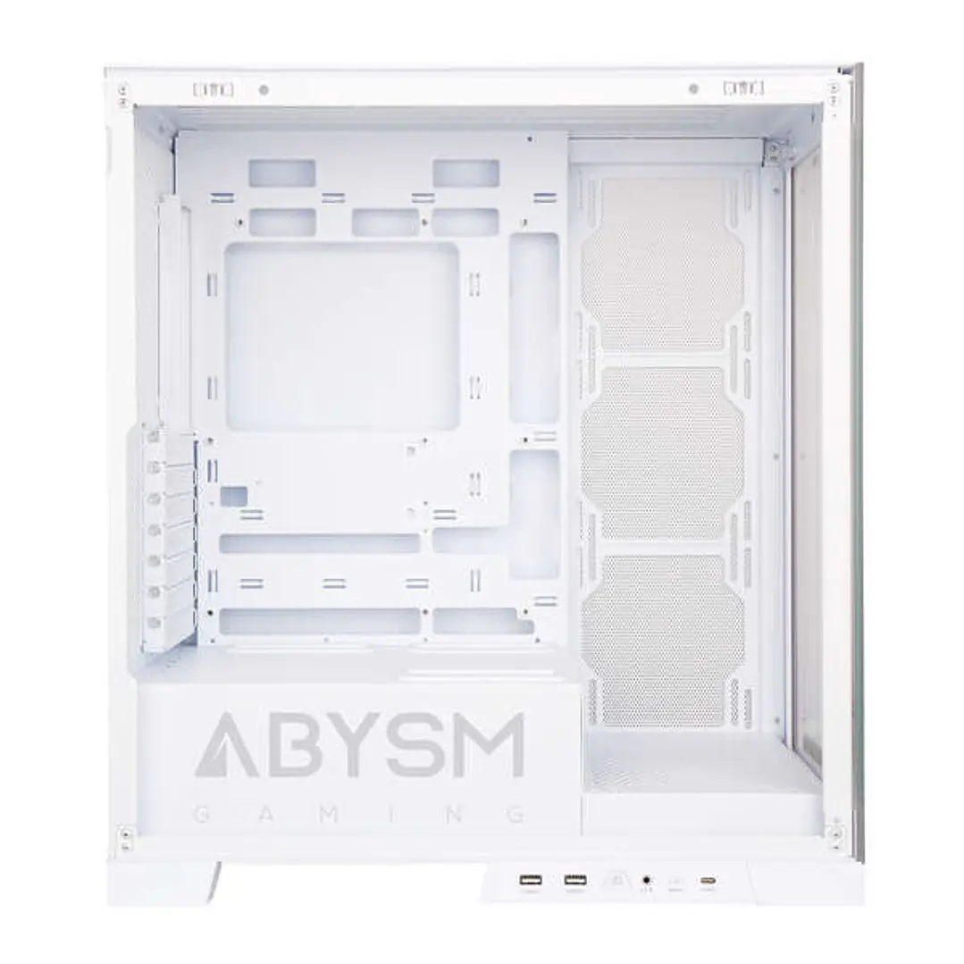 Abysm Danube Sava H500 White Caja Torre ATX, ITX, Micro ATX - Lateral y Frontal Cristal Templado - 3.5