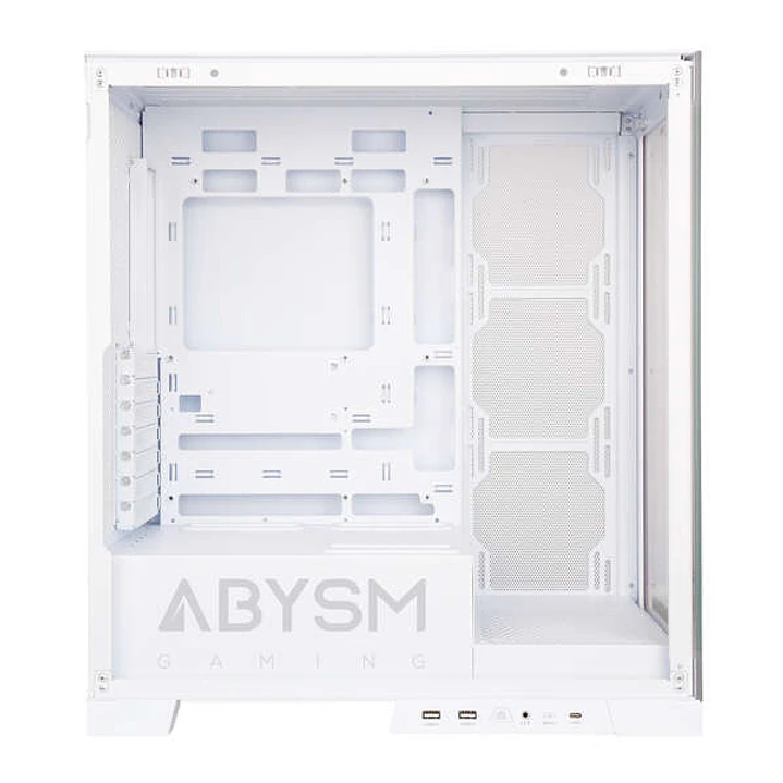 Abysm Danube Sava H500 White Caja Torre ATX, ITX, Micro ATX - Lateral y Frontal Cristal Templado - 3.5