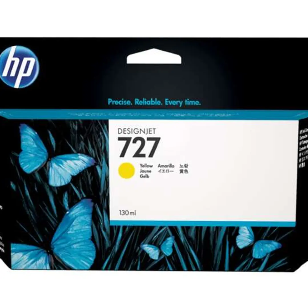 HP 727 Amarillo Cartucho de Tinta Original - B3P21A 1