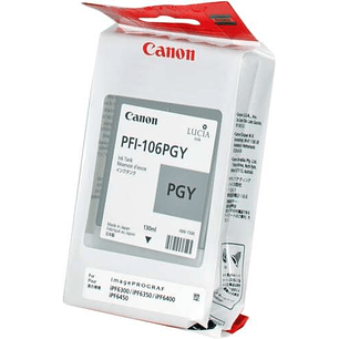 Canon PFI106 Gris Photo Cartucho de Tinta Original - PFI106PGY/6631B001