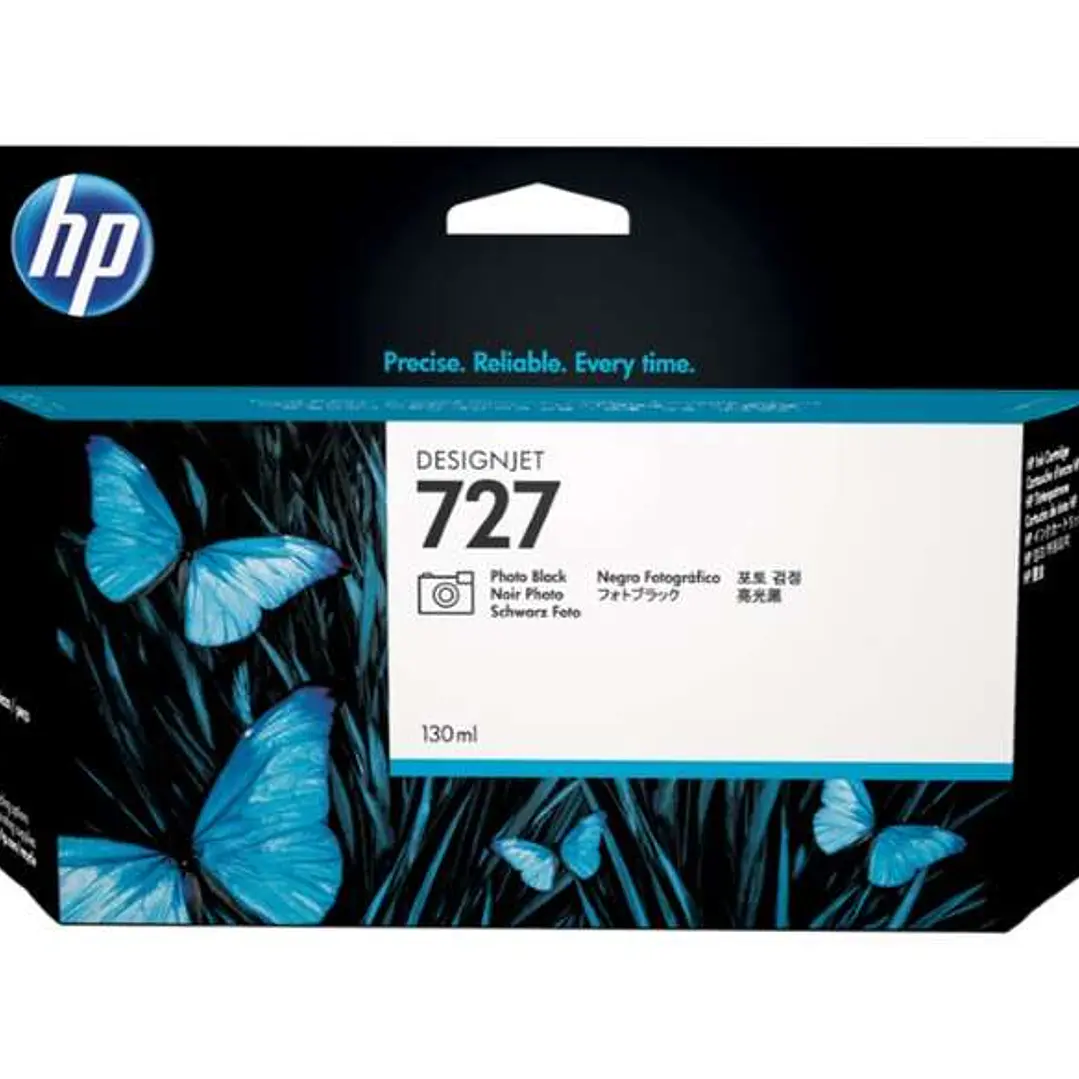 HP 727 Negro Photo Cartucho de Tinta Original - B3P23A 1