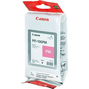 Canon PFI106 Magenta Photo Cartucho de Tinta Original - PFI106MC/6626B001