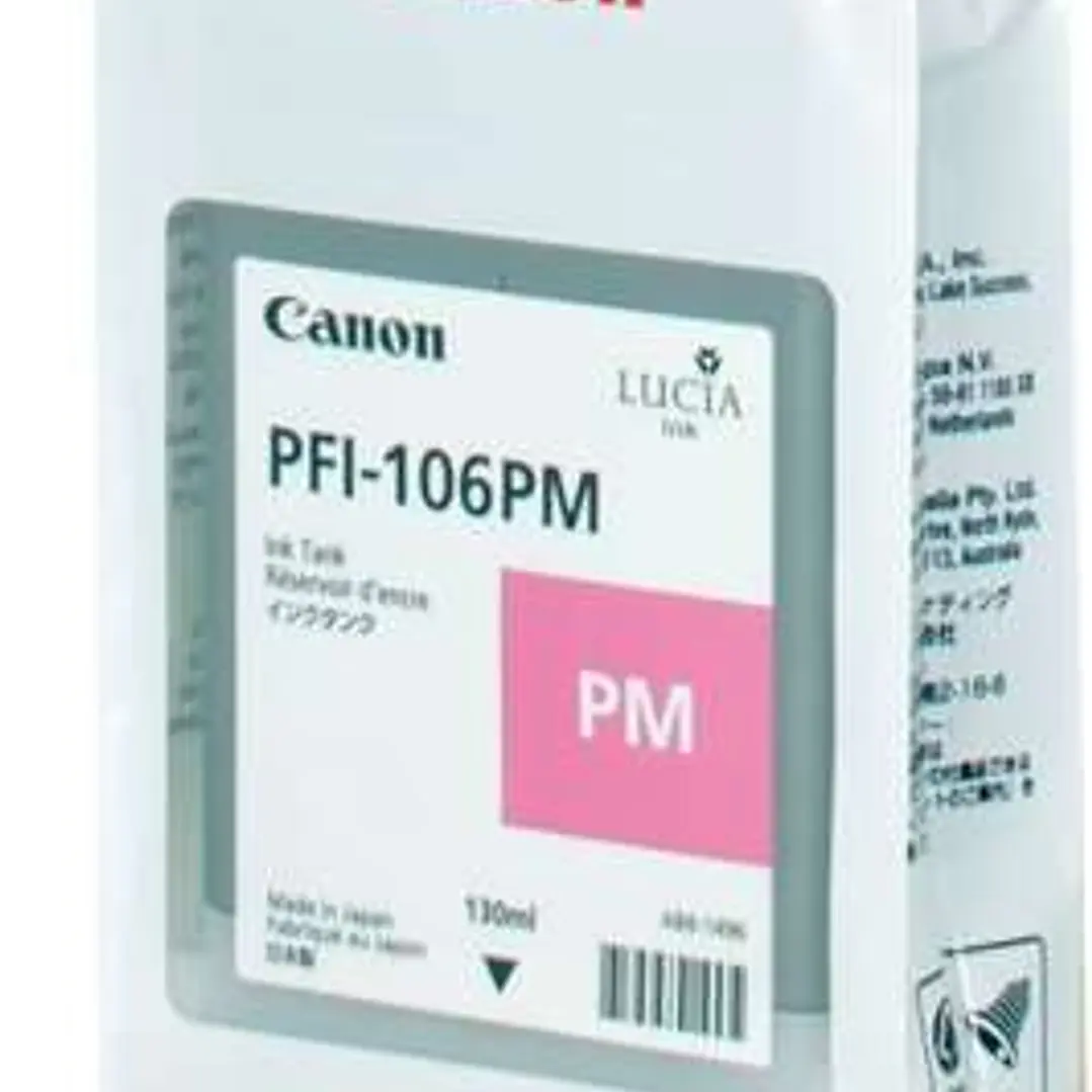 Canon PFI106 Magenta Photo Cartucho de Tinta Original - PFI106MC/6626B001 1