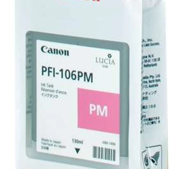Canon PFI106 Magenta Photo Cartucho de Tinta Original - PFI106MC/6626B001 1