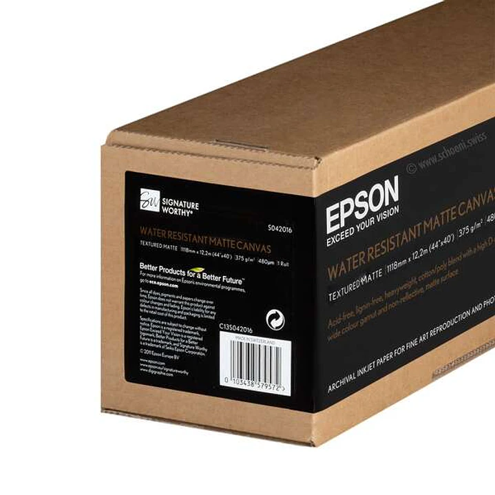 Epson Rollo de Papel WaterResistant Matte Canvas, 44