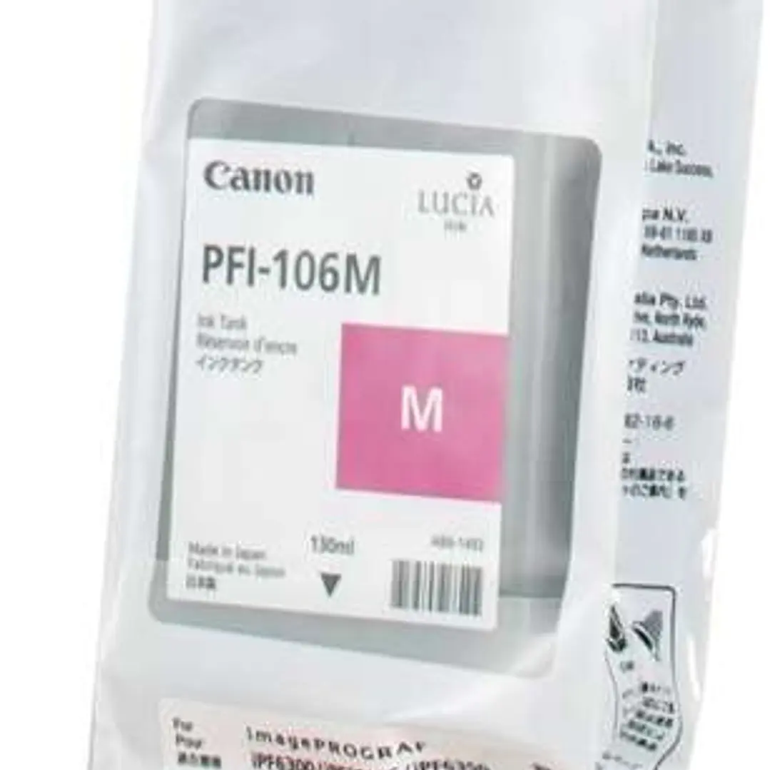 Canon PFI106 Magenta Cartucho de Tinta Original - PFI106M/6623B001 1