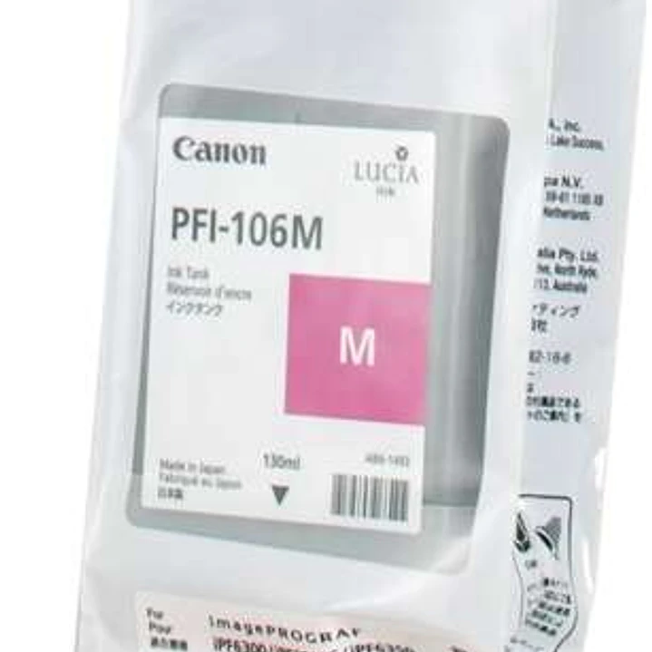 Canon PFI106 Magenta Cartucho de Tinta Original - PFI106M/6623B001 1
