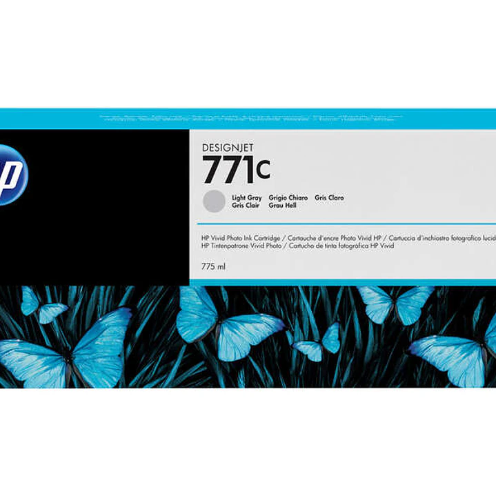 HP 771C Gris Light Cartucho de Tinta Original - B6Y14A 1