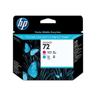 HP 72 Cabezal de Impresion Original - Cyan y Magenta - C9383A