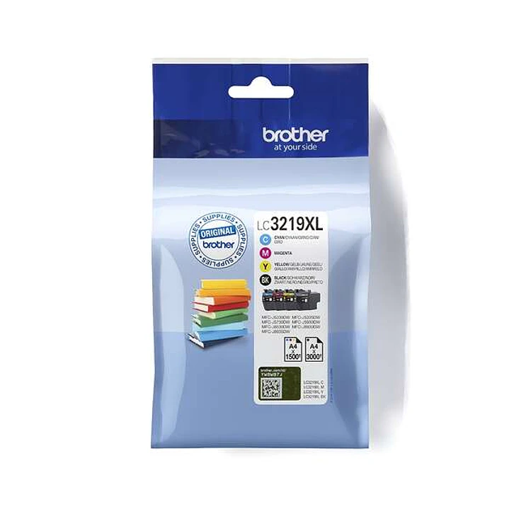 Brother LC3219XL Pack de 4 Cartuchos de Tinta Originales - LC3219XLVAL 1