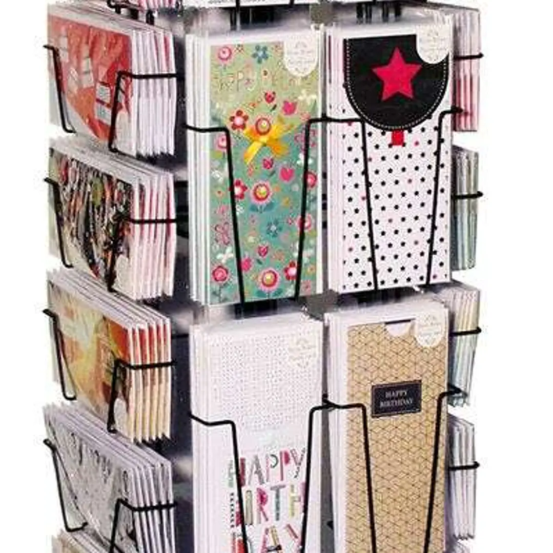 Pictura Expositor Money Card - en mm: 213x96 y 96x213 - Expositor de Tarjetas Coleccion Money Card - 40 Compartimentos - Capacidad para 240 Tarjetas - 1