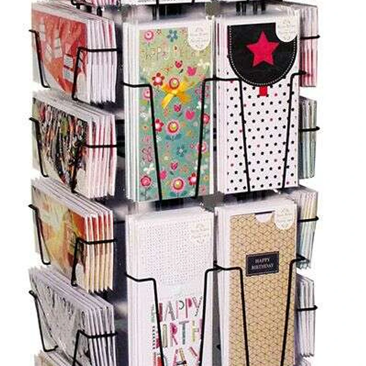 Pictura Expositor Money Card - en mm: 213x96 y 96x213 - Expositor de Tarjetas Coleccion Money Card - 40 Compartimentos - Capacidad para 240 Tarjetas - 1