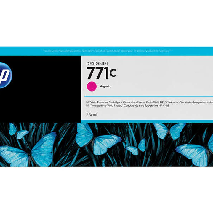 HP 771C Magenta Cartucho de Tinta Original - B6Y09A 1