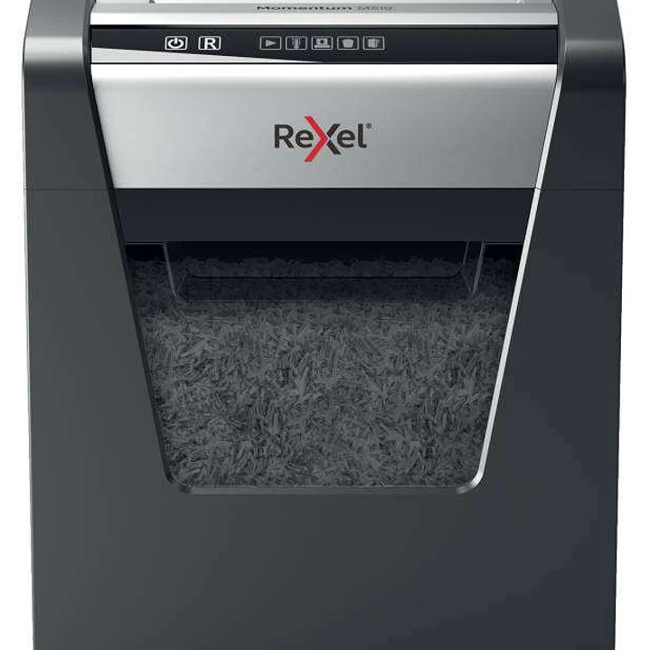Rexel Momentum M510 Destructora de Papel Manual Microcorte en Particulas P-5 - Destruye hasta 10 Hojas a la Vez - Tecnologia Antiatasco - Papelera de  1