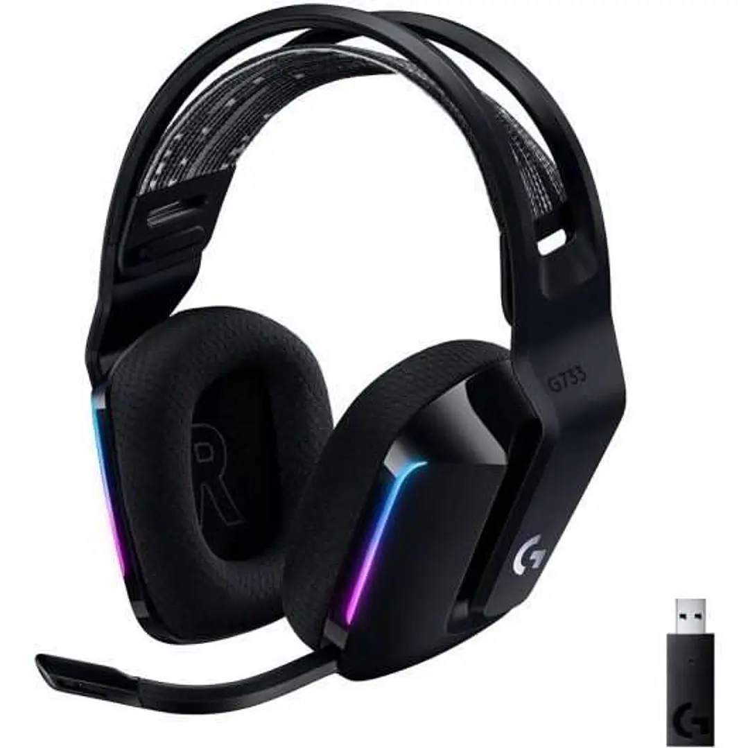 Logitech G733 Auriculares Gaming Inalambricos DTS 7.1 con Microfono - Tecnologia Lightspeed - Iluminacion RGB - Autonomia hasta 29h - Microfono Extrai 1