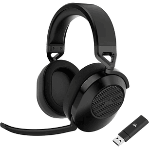 Corsair HS65 Wireless V2 Auriculares Gaming Inalambricos con Microfono - Conectividad Bluetooth 5.4 e Inalmabrica 2.4Ghz - Sonido Inmersivo 7.1 - Auto