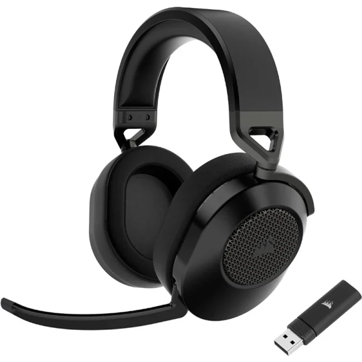 Corsair HS65 Wireless V2 Auriculares Gaming Inalambricos con Microfono - Conectividad Bluetooth 5.4 e Inalmabrica 2.4Ghz - Sonido Inmersivo 7.1 - Auto 1