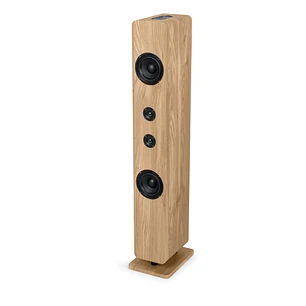 Thomson DS702 Torre de Sonido Luminosa Bluetooth- Potencia Musical 120W -  Color Madera