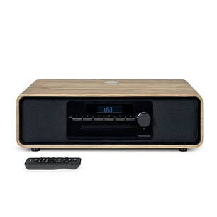 Thomson MIC300IBT Micro Cadena 60W Bluetooth 5.0 - Reproductor de CD, Radio FM, Reproductor USB (MP3) - Funcion de Carga Inalmbrica - Mando a Distanci