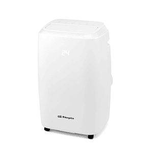 Orbegozo ADR 120 Aire Acondicionado Portatil 3000 Frigorias 1346W - Clase Energetica A - Pantalla LED - Frio, Calor, Ventilacion y Deshumidificacion -