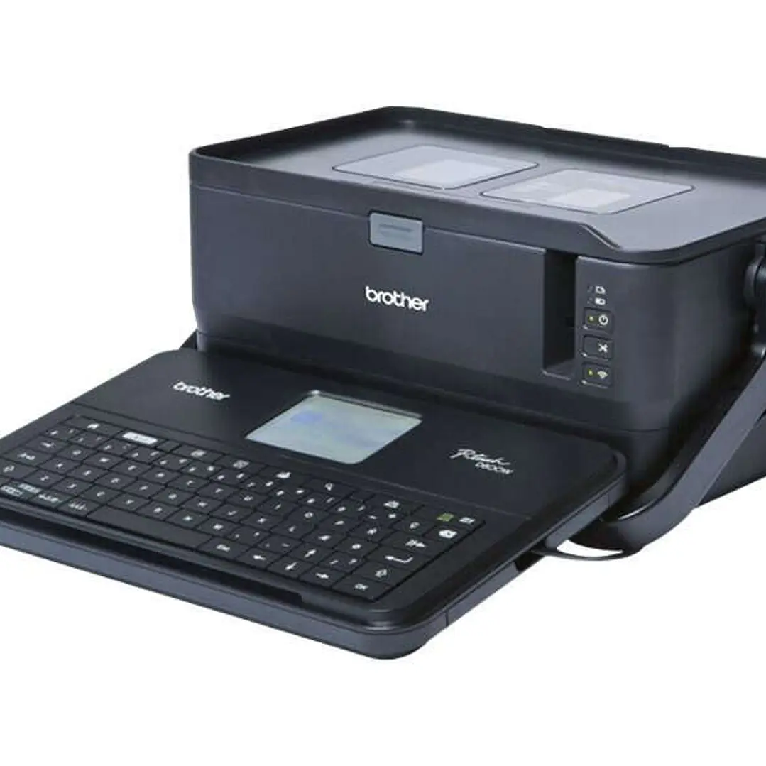 Brother PT-D800W Rotuladora Electronica Profesional USB WiFi - Pantalla LCD - Color Gris 1