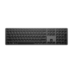HP 975 Teclado Inalambrico Dual?Mode - Bluetooth + 2.4GHz - Retroiluminacion Inteligente Ajustable - Conecta hasta 3 Dispositivos - 20+ Teclas Program