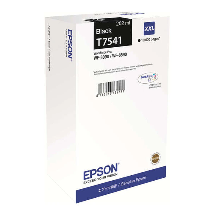 Epson T7541 Negro Cartucho de Tinta Original - C13T754140/C13T75414N 1