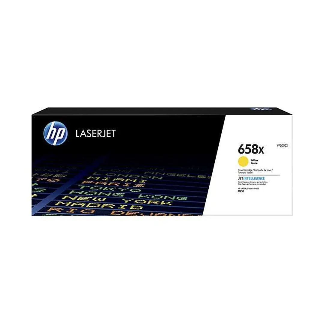 HP W2002X Amarillo Cartucho de Toner Original - 658X 1