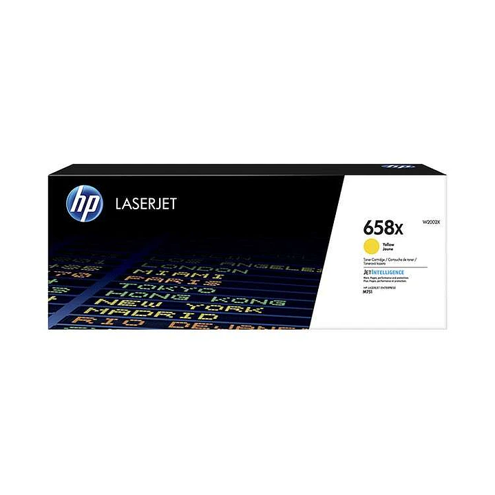 HP W2002X Amarillo Cartucho de Toner Original - 658X 1