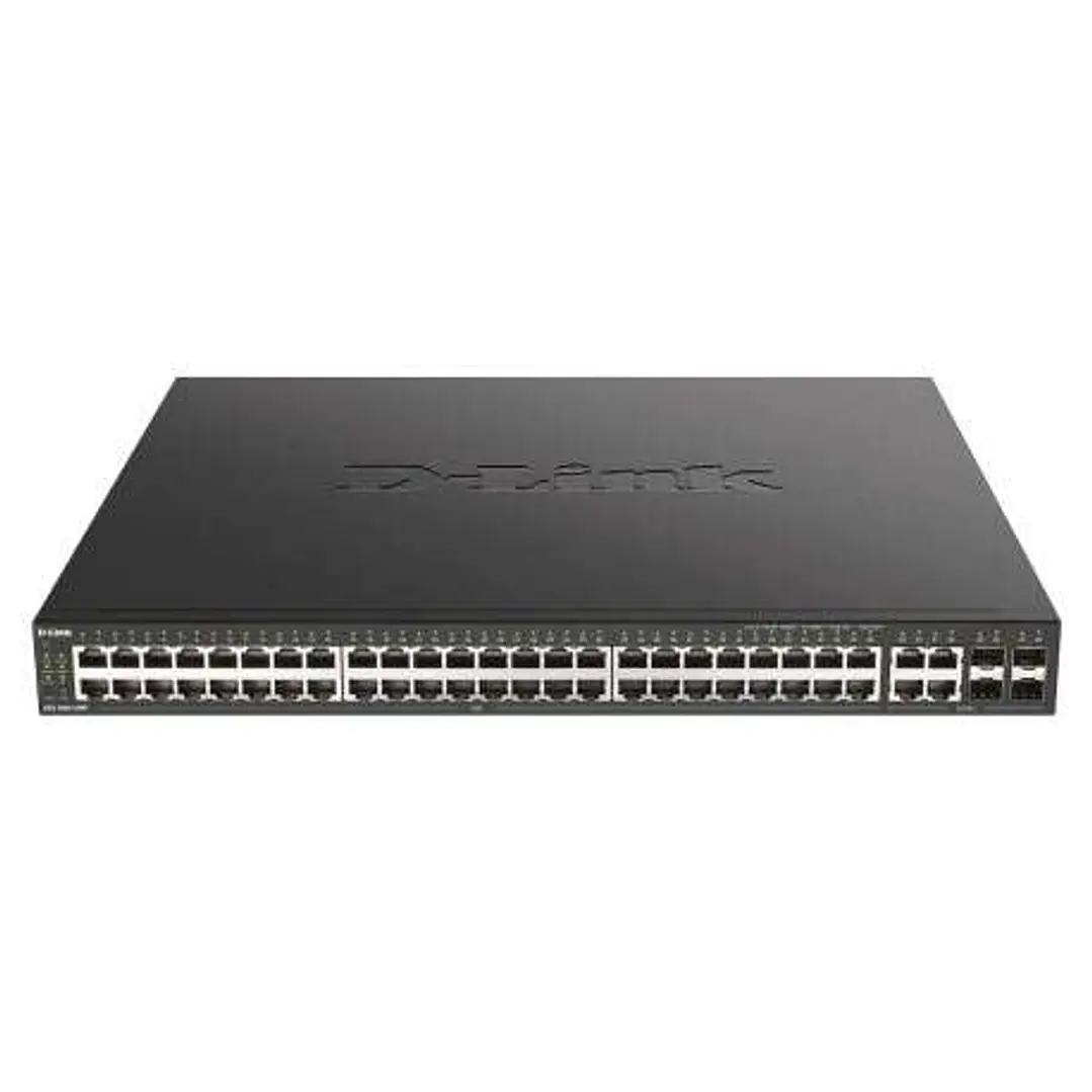 D-Link Switch Gestionado 48 Puertos GIGA PoE + 4 Puertos Combo SFP 1