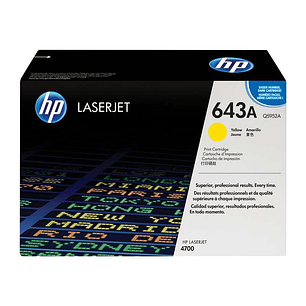 HP Q5952A Amarillo Cartucho de Toner Original - 643A