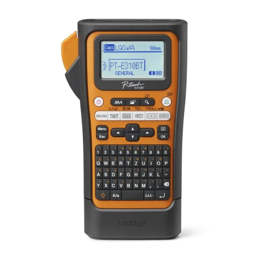 Brother PT-E310BTVP Rotuladora Electronica Bluetooth 5.0, USB - Pantalla LCD 180x180dpi - Velocidad de Impresion 20 mm/s - Ancho Max. de Cinta 15.8mm  1