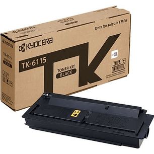 Kyocera TK6115 Negro Cartucho de Toner Original - 1T02P10NL0
