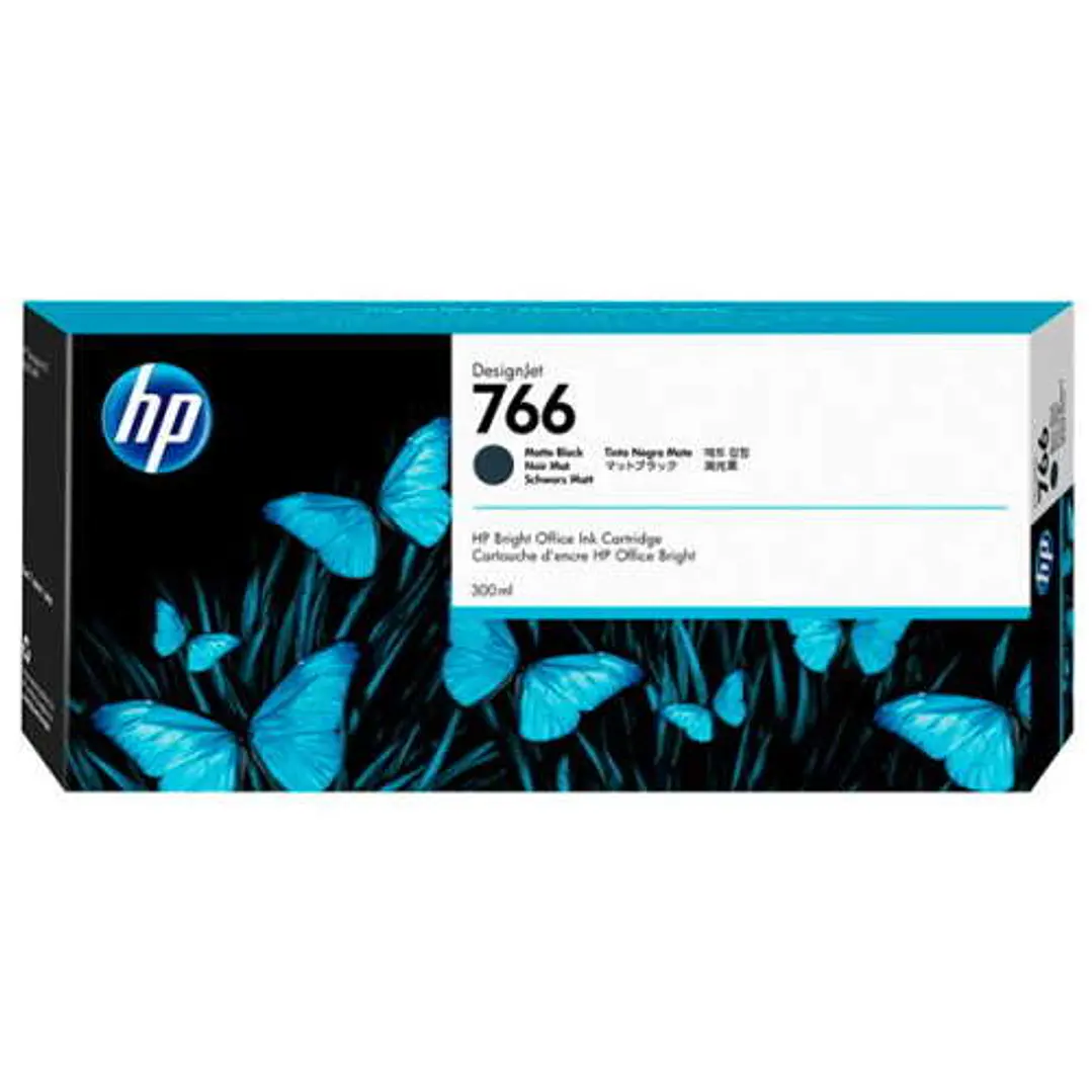 HP 766 Negro Mate Cartucho de Tinta Original - P2V92A 1