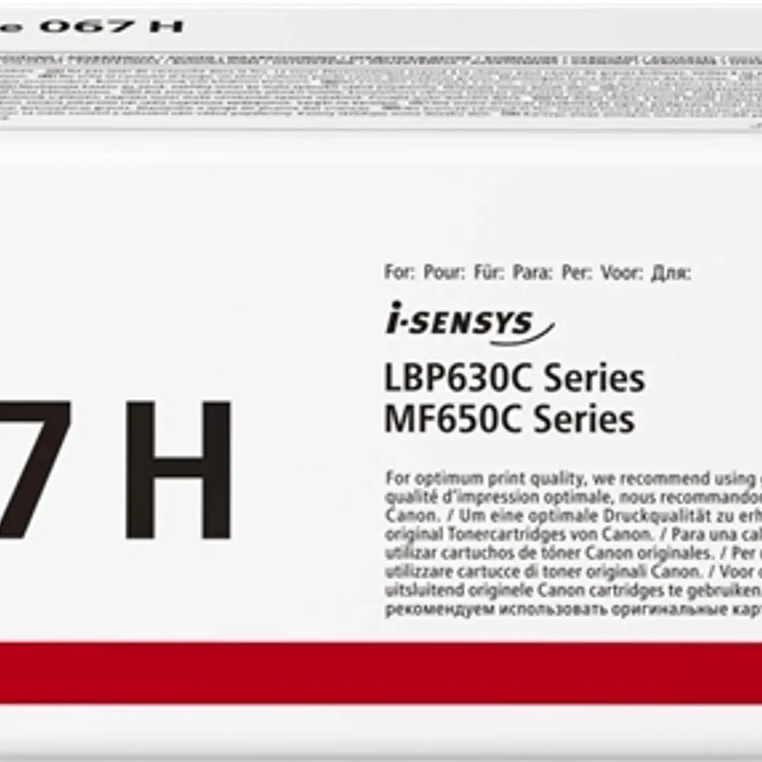 Canon 067H Negro Cartucho de Toner Original - 5106C002 1