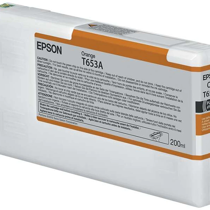 Epson T653A Naranja Cartucho de Tinta Original - C13T653A00 1