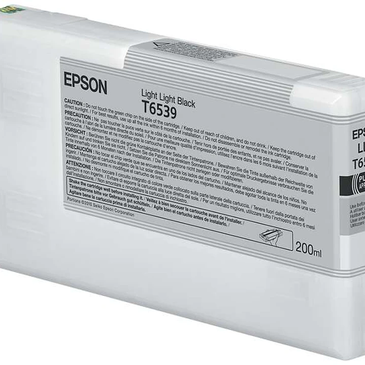 Epson T6539 Negro Light Light Cartucho de Tinta Original - C13T653900 1