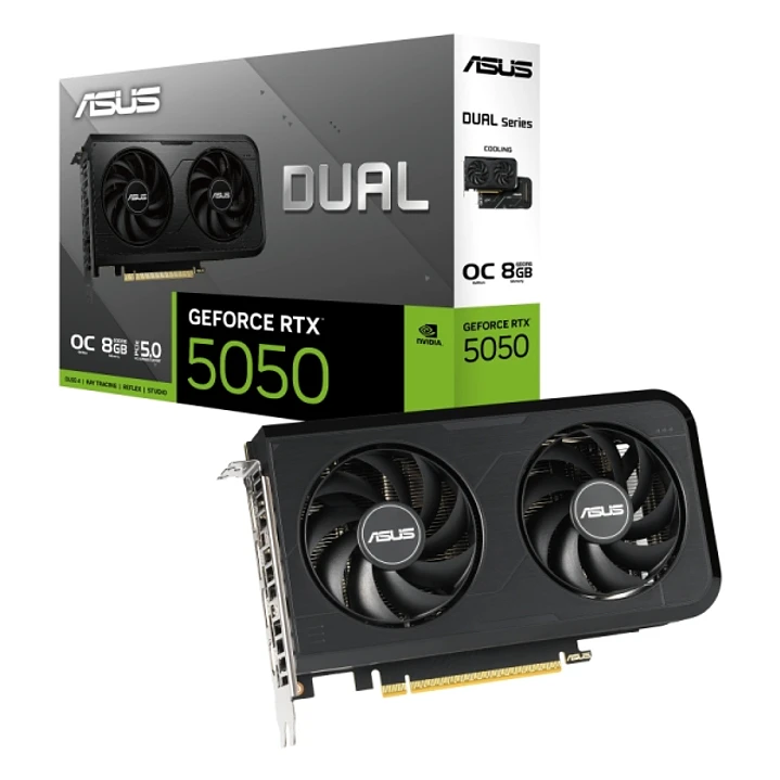 Asus GeForce DUAL RTX 5050 OC Edition Tarjeta Grafica 8GB GDDR6 1