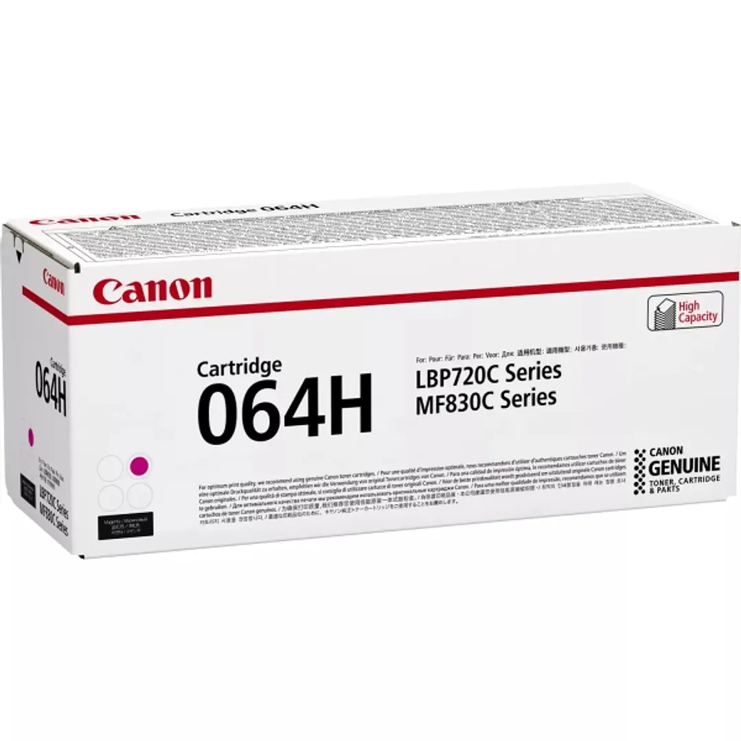 Canon 064H Magenta Cartucho de Toner Original - 4934C001 1