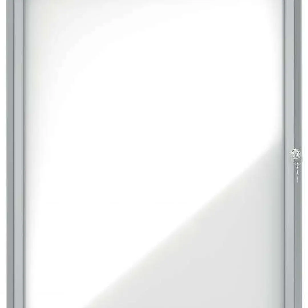 Nobo Vitrina Exteriores 4 Hojas A4 Superficie Blanca Magnetica 532x692x45mm Segura Aluminio 1